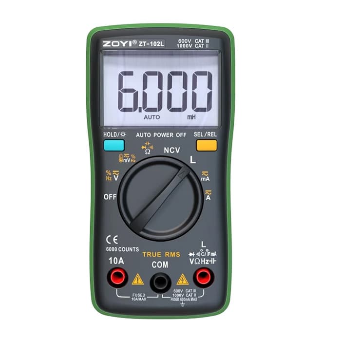 مولتی متر دیجیتال ZOYI مدل ZT-102L