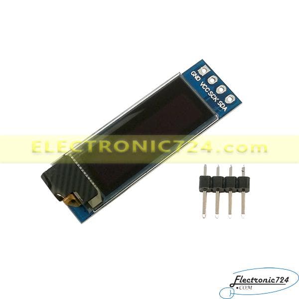 نمایشگر اولد OLED 128X32 سفید 0.91 اینچ I2C — تصویر ۳
