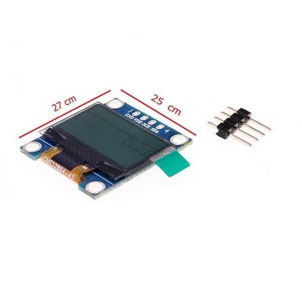 نمايشگر OLED آبي 2.42 اينچ I2C — تصویر ۴