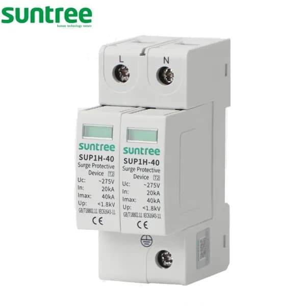 سرج ارستر 275 ولت خورشیدی دو پل تکفاز AC سانتری SUNTREE مدل SUP1H-40