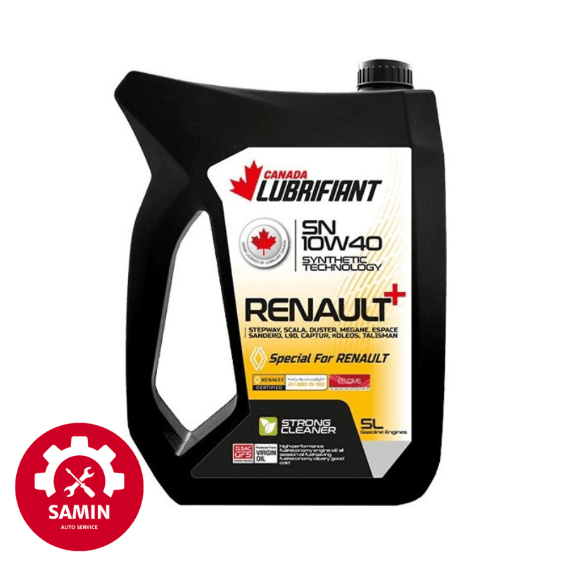 روغن موتور لوبریفنت کانادا 10W40 مدل رنویی با سطح کیفی API SN + تعویض رایگان درب فروشگاه