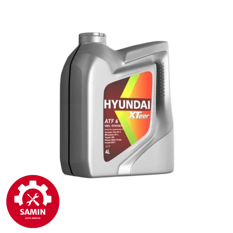 روغن هیدرولیک گیربکس اتوماتیک هیوندای ATF 6 شش خط چهار لیتری- ضمانت اصالت کالا