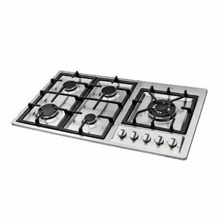 اجاق گاز GI-135-S صفحه ای استیل اخوان مدل ۵ شعله