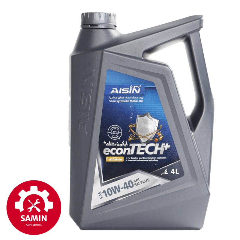 روغن موتور آیسین 10W40 وارداتی با سطح کیفی API SN