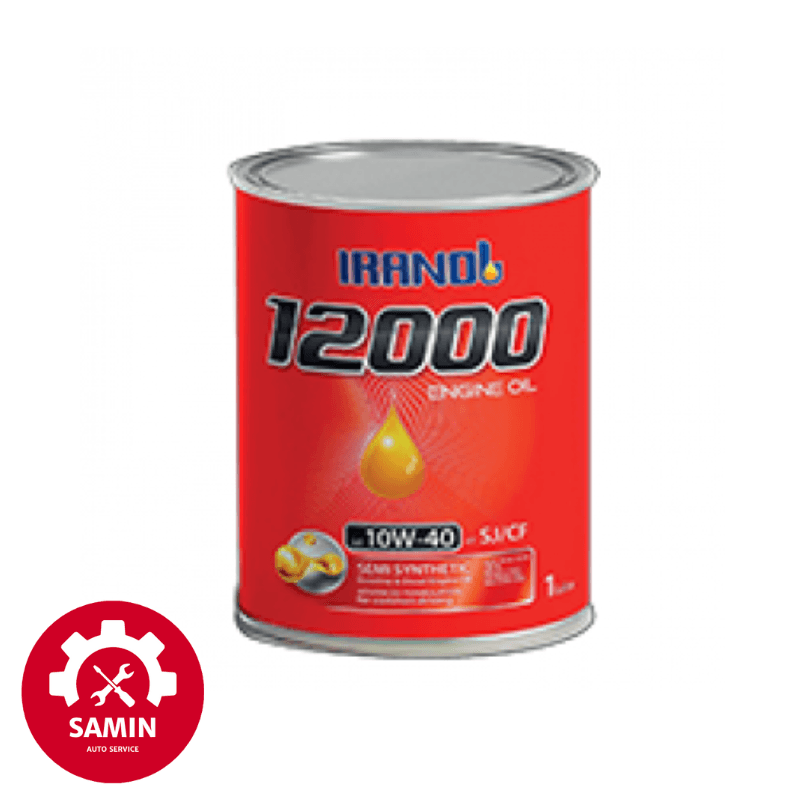ایرانول 12000 10W40 با سطح کیفی API SJ/CF چهار لیتری- به همراه تعویض رایگان درب فروشگاه — تصویر ۲