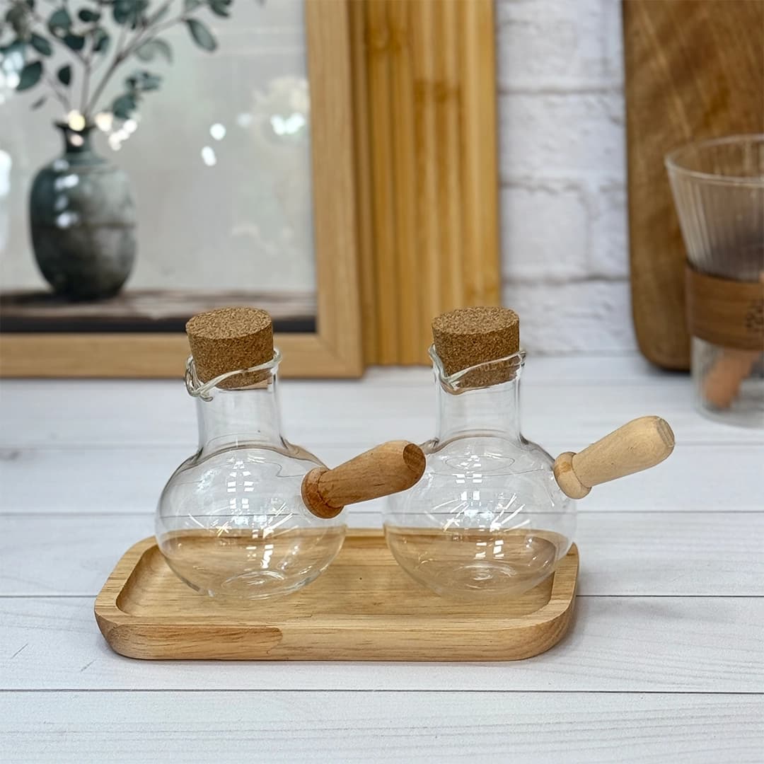 آبلیموخوری خمره ایی دسته چوبی