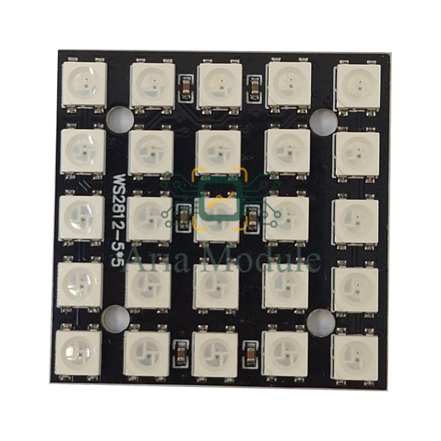 ماژول ال ای دی WS2812 RGB LED 25Bits square