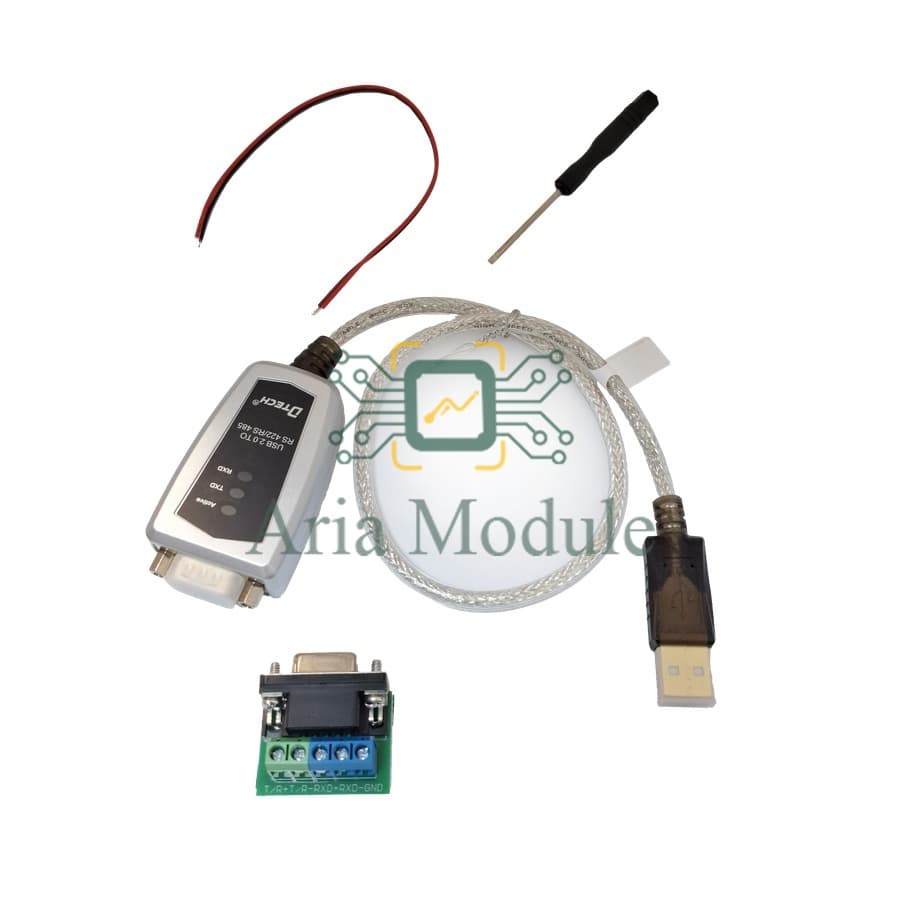USB 2.0 RS485/RS422 DTECH با کابل نيم متري