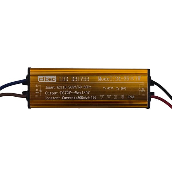 درایور LED مدل DRIVER (24-36)x1W بدنه فلزی