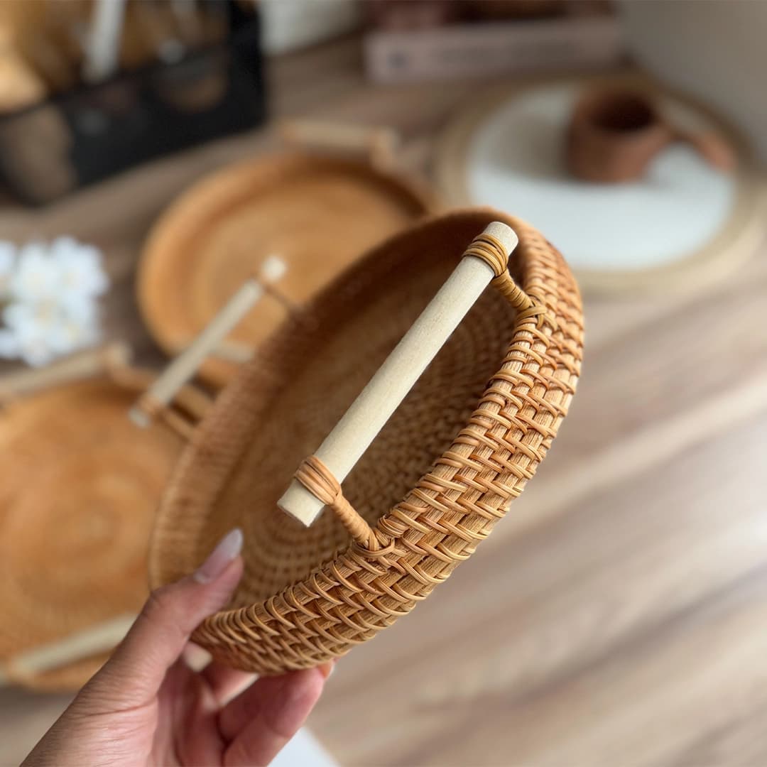 سبد راتان گرد — تصویر ۶