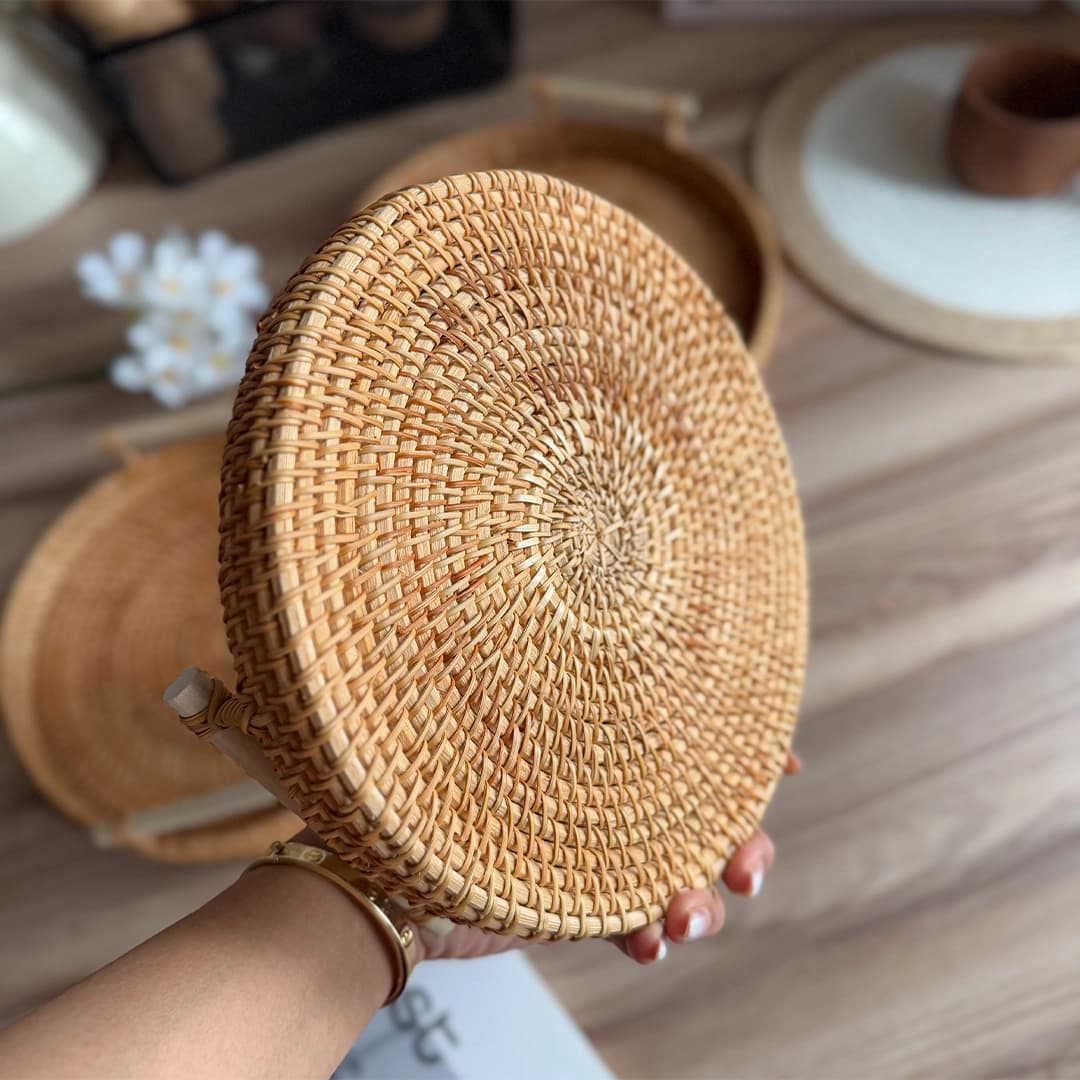 سبد راتان گرد — تصویر ۴