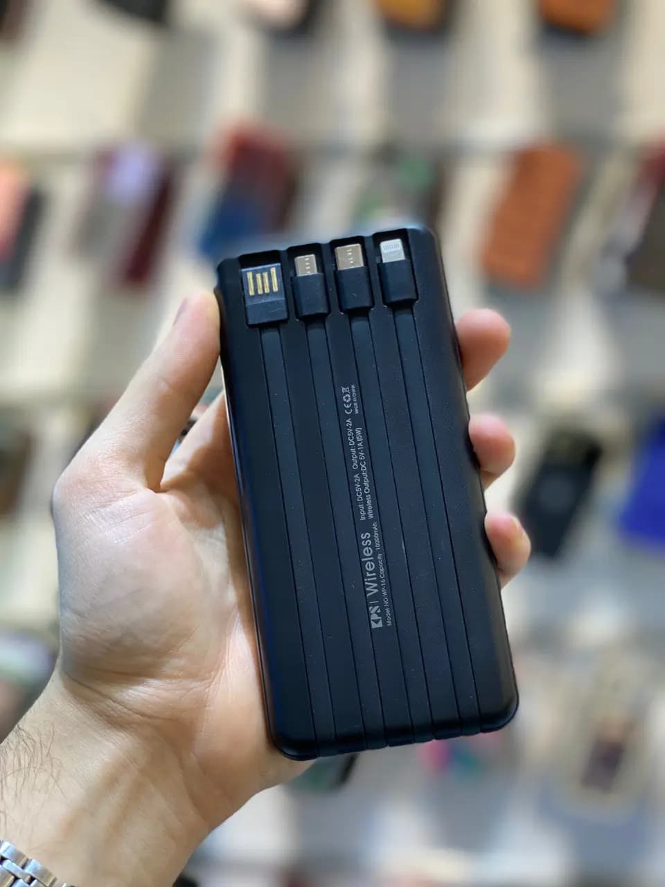 پاور بانک 10هزار kps WP-16 — تصویر ۴