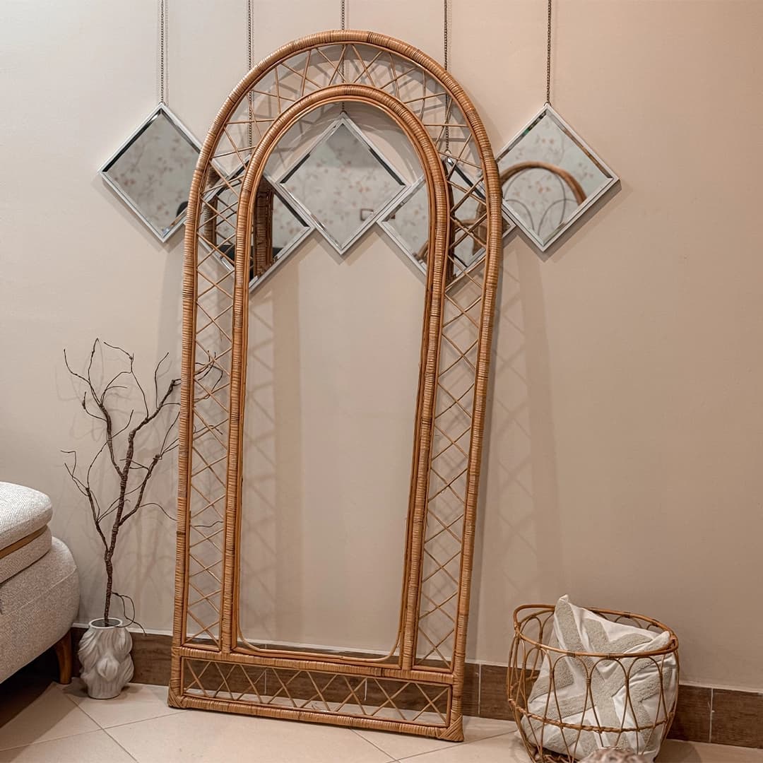 قاب آینه حصیری — تصویر ۴