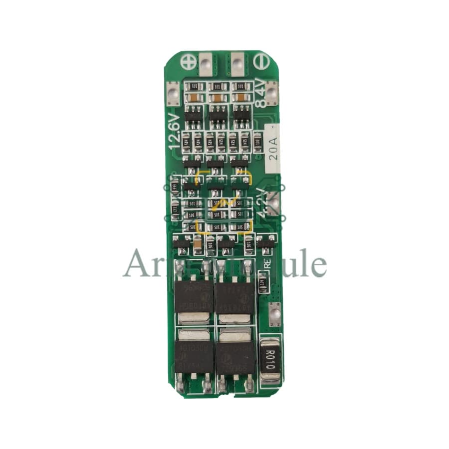 protection battery 3 cell 20A سبز