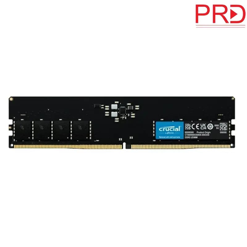 رم کامپیوتر کروشیال مدل 8GB DDR5 4800Mhz UDIMM
