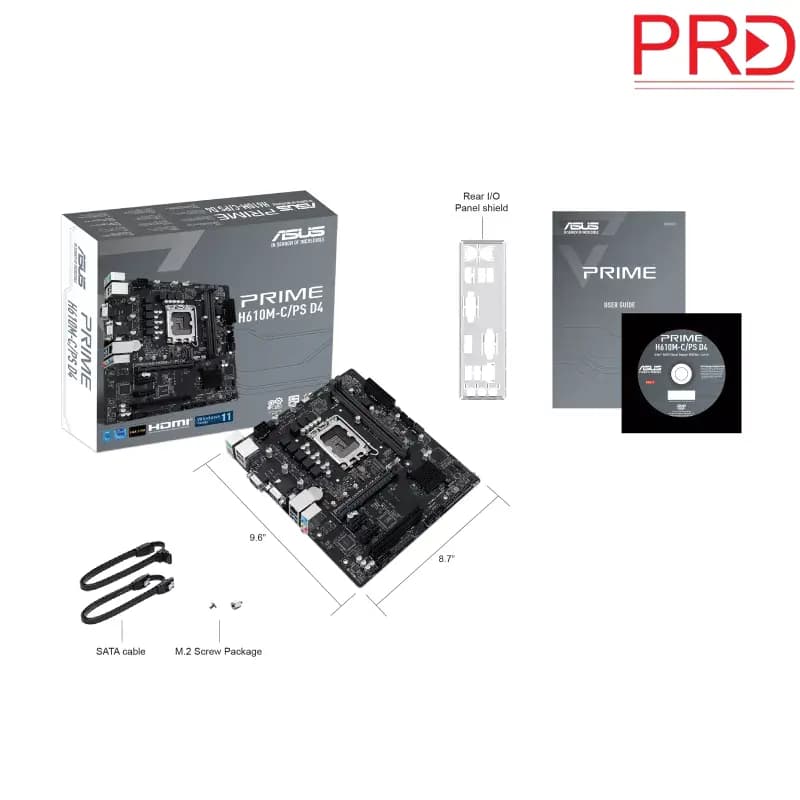 مادربرد ASUS مدل PRIME H610 M-C/PS DDR4 — تصویر ۶