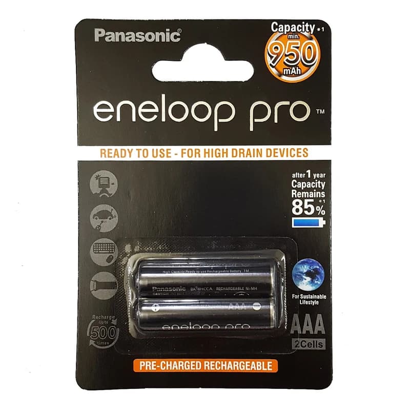 باتری شارژی پاناسونیک eneloop pro سایز AAA