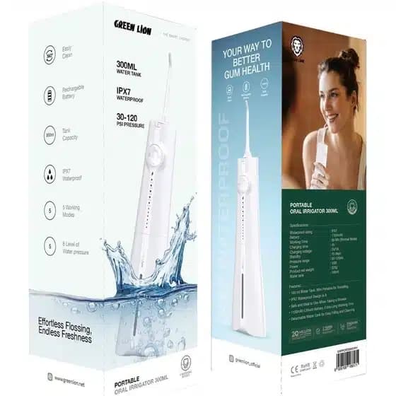 واتر جت دهان و دندان گرین لاین مدل GNPROR300ML ظرفیت ۳۰۰ میلی‌لیتر – مشکی — تصویر ۳