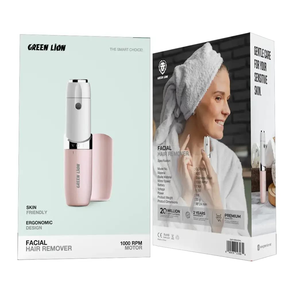 دستگاه اصلاح موی صورت گرین Green lion Facial Hair Remover GNFHRRVR