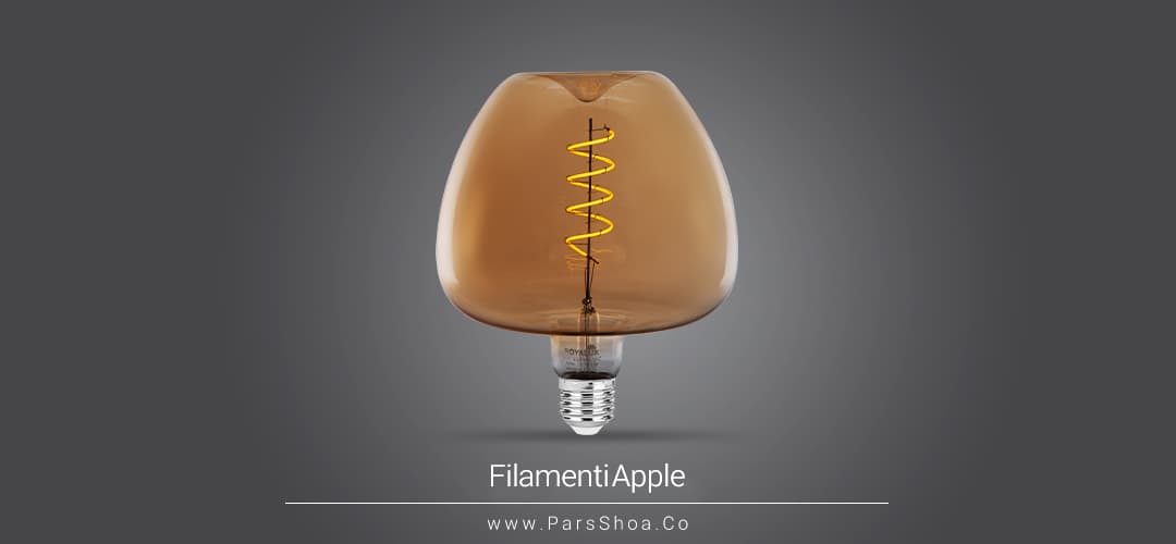 لامپ LED حبابی 5 وات Apple فیلامنتی — تصویر ۳