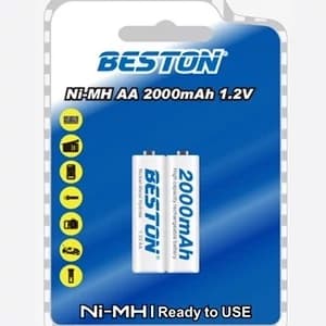 باتری شارژی تمام قلم (AA) 1.2V و 2000mA برند BESTON