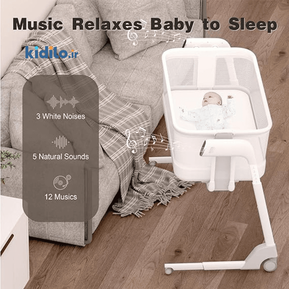 تخت کنارمادر برقی ۳ کاره کیدیلو مدل kidilo 506G — تصویر ۴