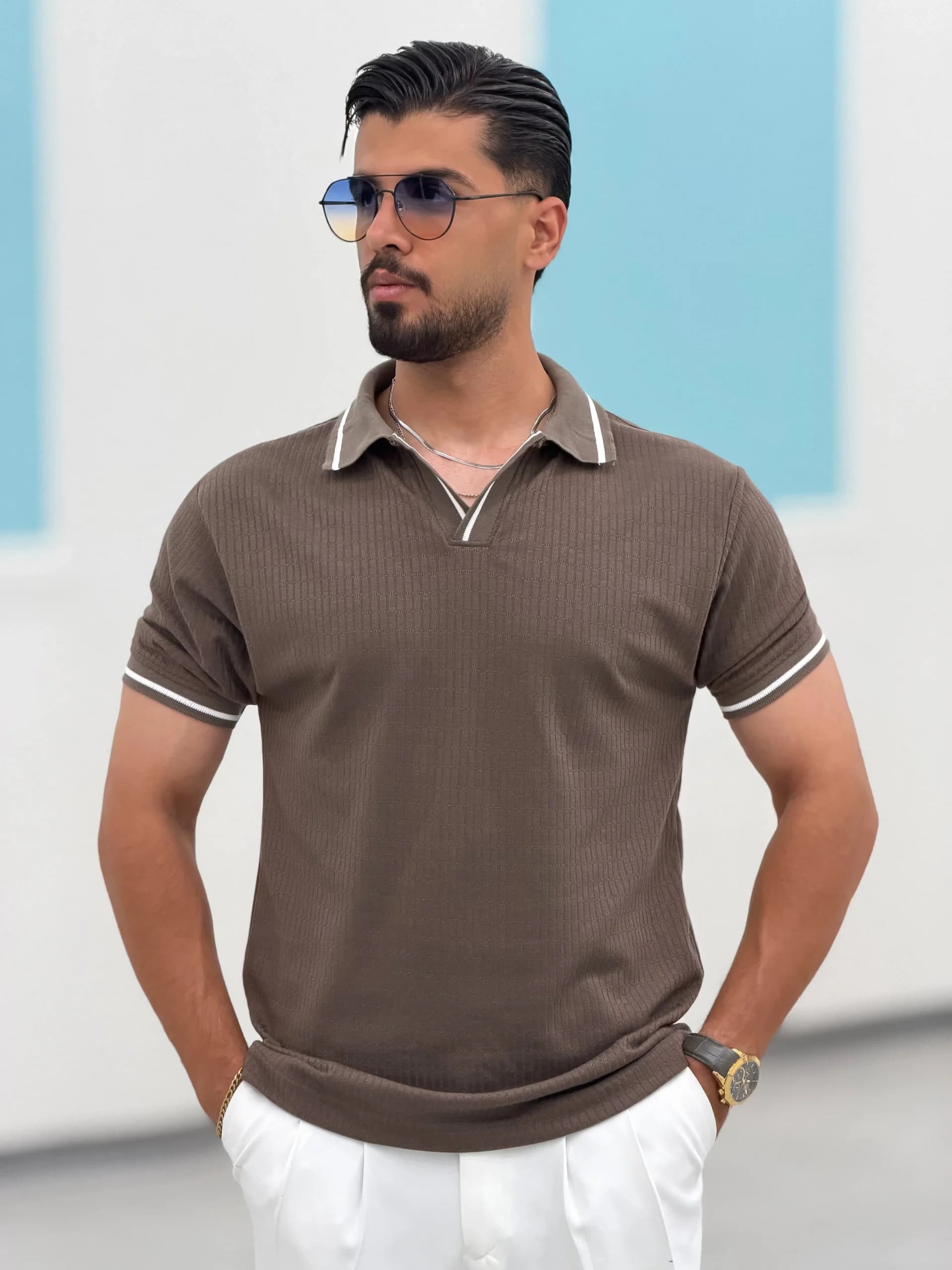 پولوشرت مردانه T00090 — تصویر ۶