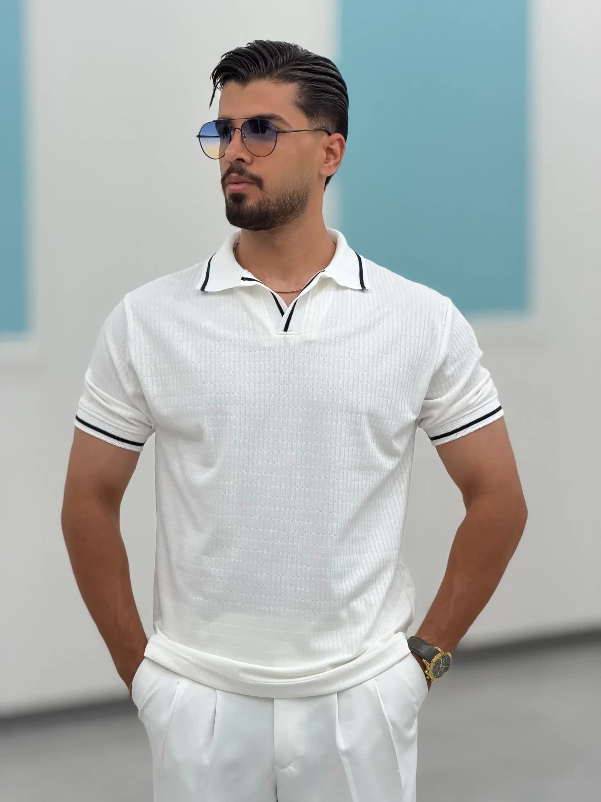 پولوشرت مردانه T00090 — تصویر ۵