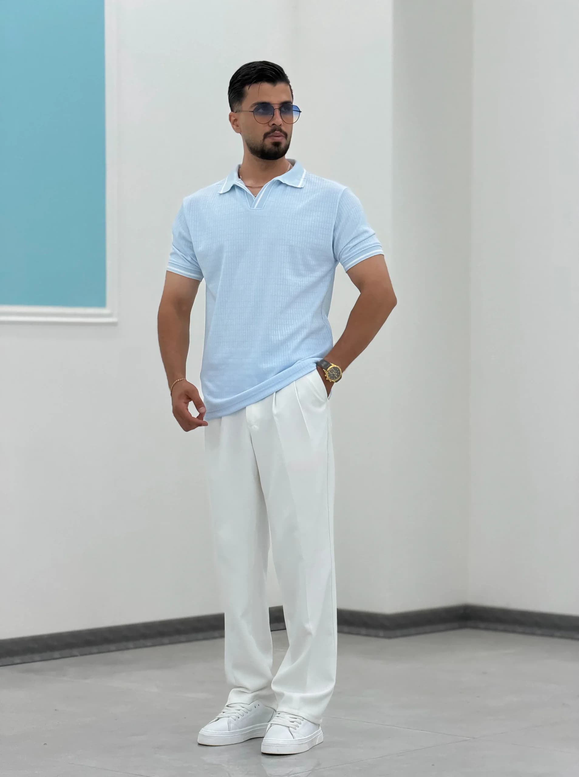 پولوشرت مردانه T00090 — تصویر ۷