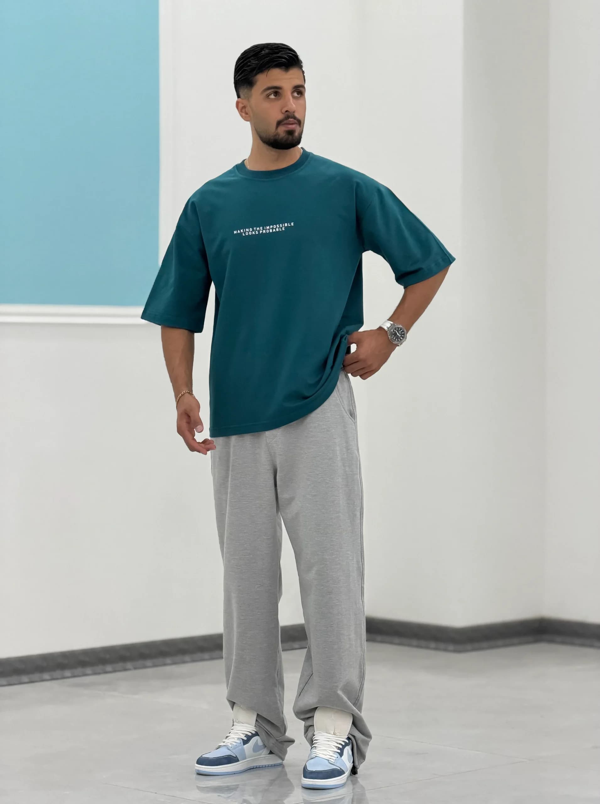 تیشرت پنبه مردانه T00089 — تصویر ۵