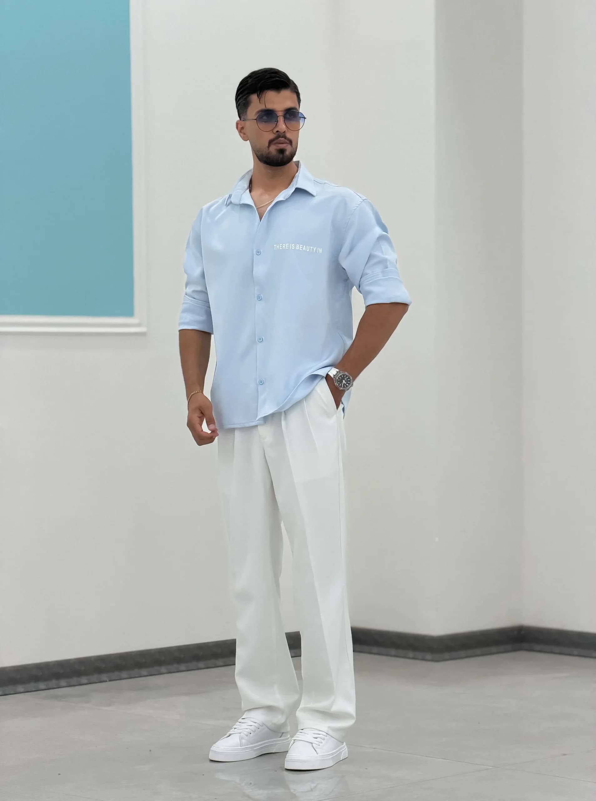 پیراهن مازراتی مردانه P00051 — تصویر ۳
