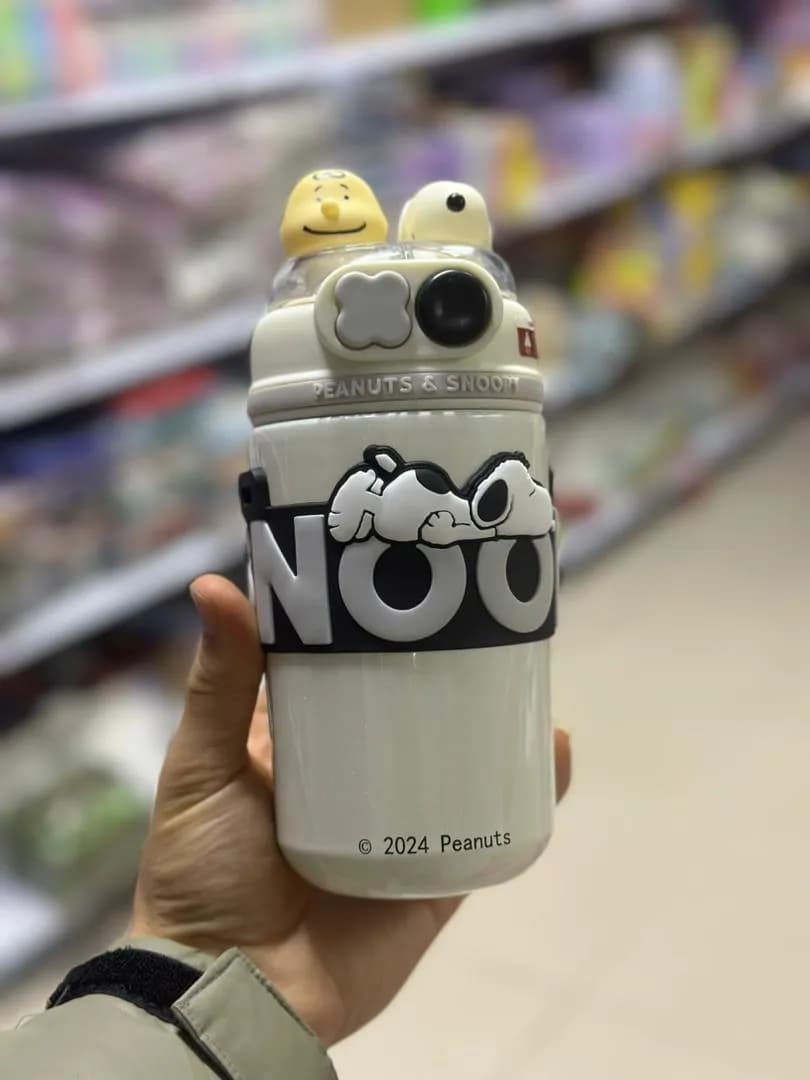 فلاسک و تراول‌ماگ طرح Peanuts & Snoopy (استیل 316 | 520cc) — تصویر ۷