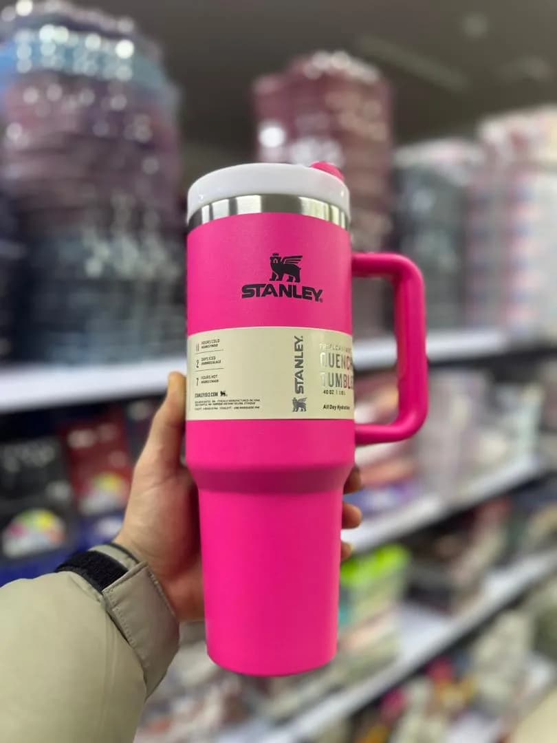 تراول ماگ طرح استنلی دسته دار Stanley quencher حجم 1.8 لیتر — تصویر ۶