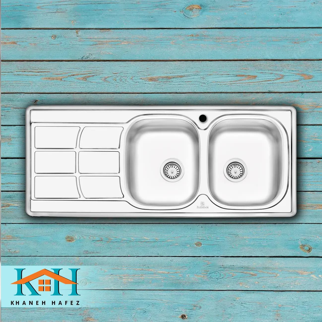 سینک پرنیان استیل مدل PS2209 توکار — تصویر ۲
