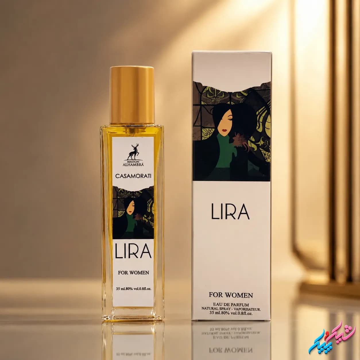 ادکلن کازاموراتی لیرا الحمبرا اصل 35ml ادوپرفیوم شیرین و گورماند