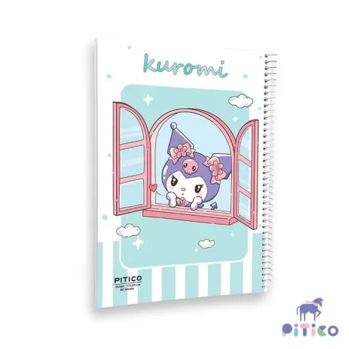پیتیکو دفتر مجلد 60 برگ KUROMI
