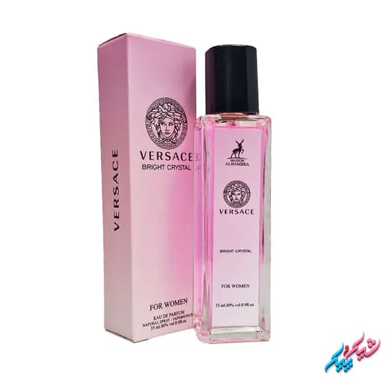 💎 ادکلن زنانه الحمبرا اصل مدل ورساچه برایت کریستال (VERSACE BRIGHT CRYSTAL) حجم ۳۵ میل — تصویر ۴