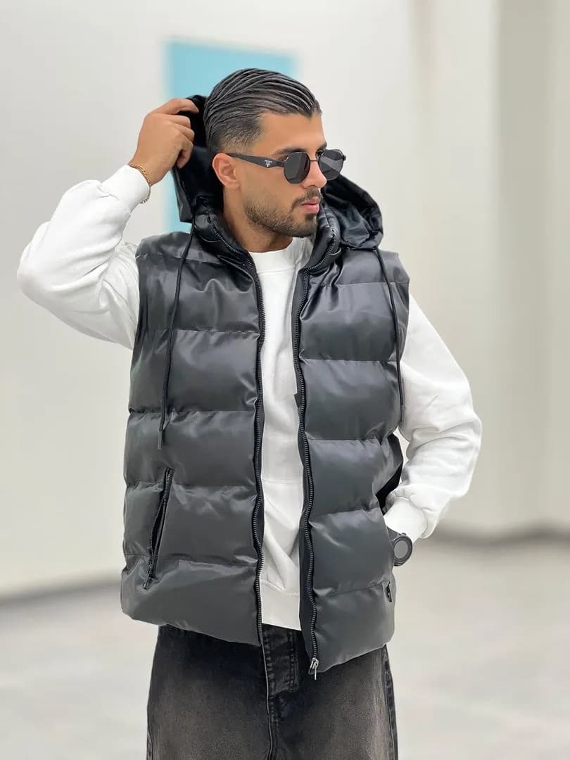 پافر چرم K0002 — تصویر ۲