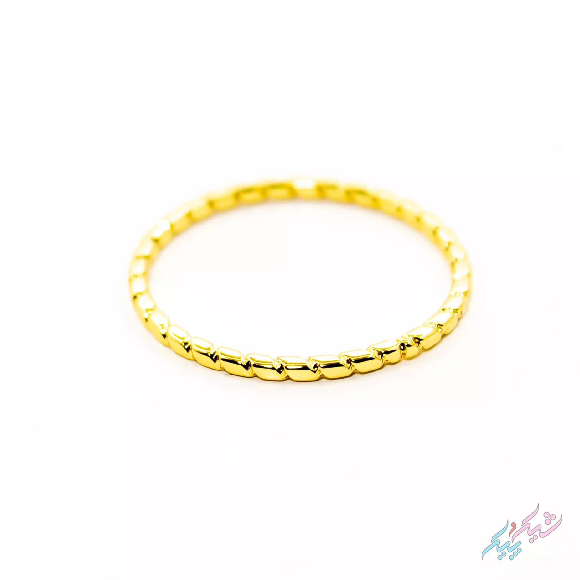 پک چهارتایی انگشتر طلایی برند I Am زیرکونیا مروارید قلب پیچ | روکش طلا – GOLD PLATED — تصویر ۳