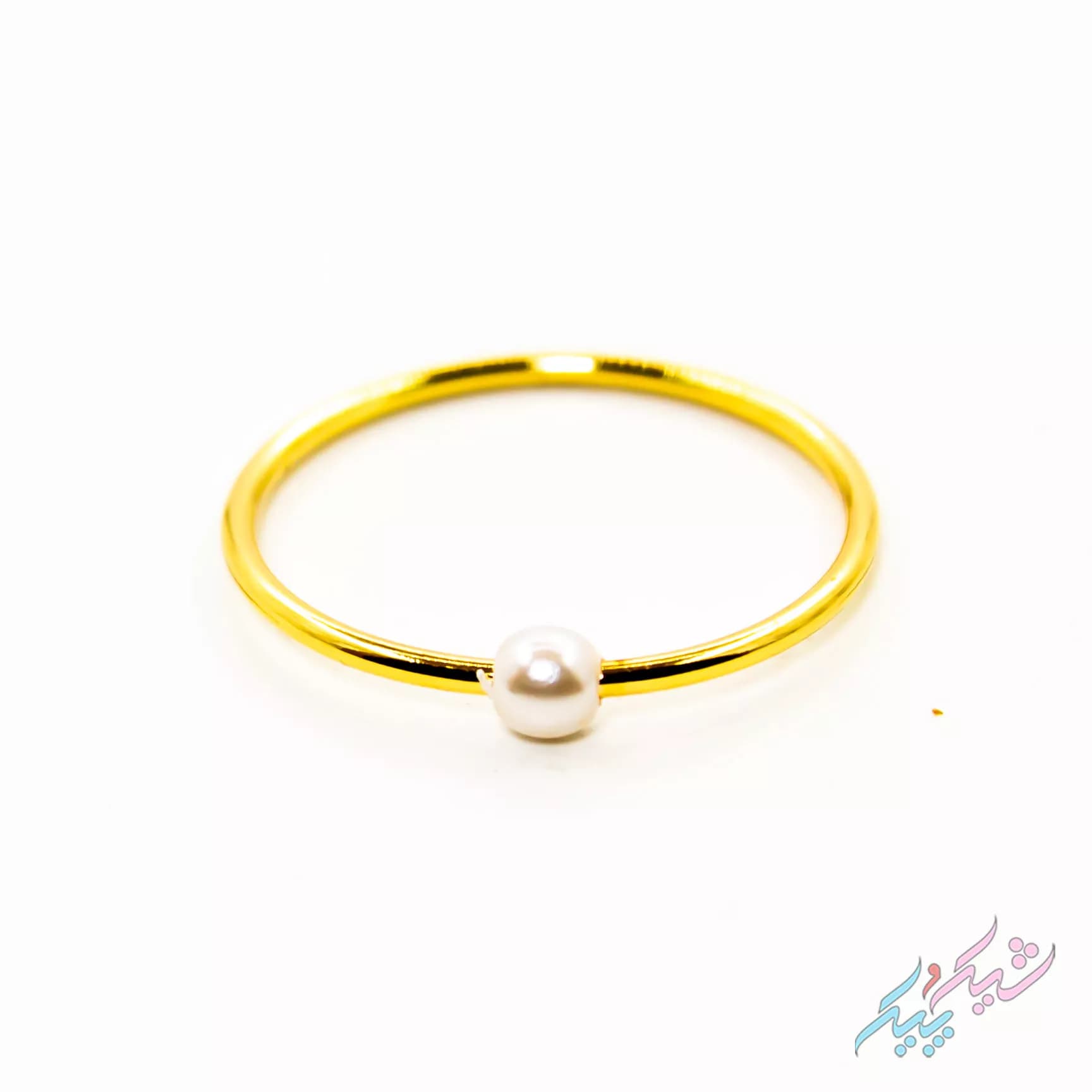 پک چهارتایی انگشتر طلایی برند I Am زیرکونیا مروارید قلب پیچ | روکش طلا – GOLD PLATED — تصویر ۵