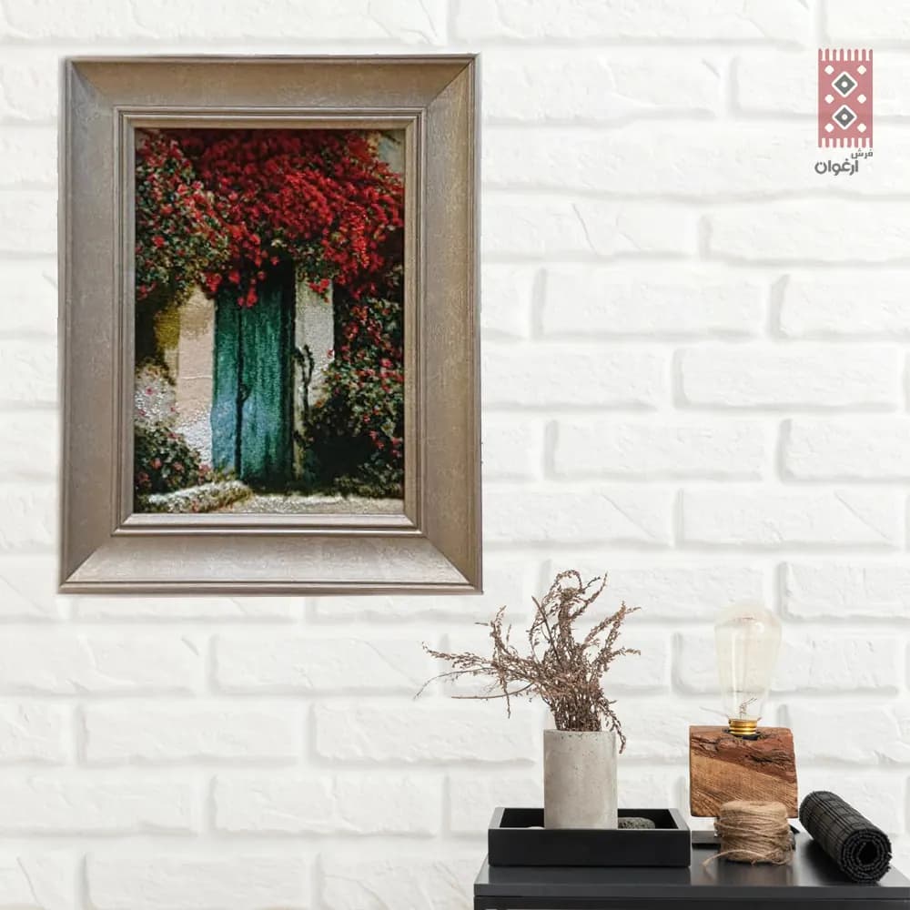 تابلو فرش دستباف طرح درب خرمشهر — تصویر ۲