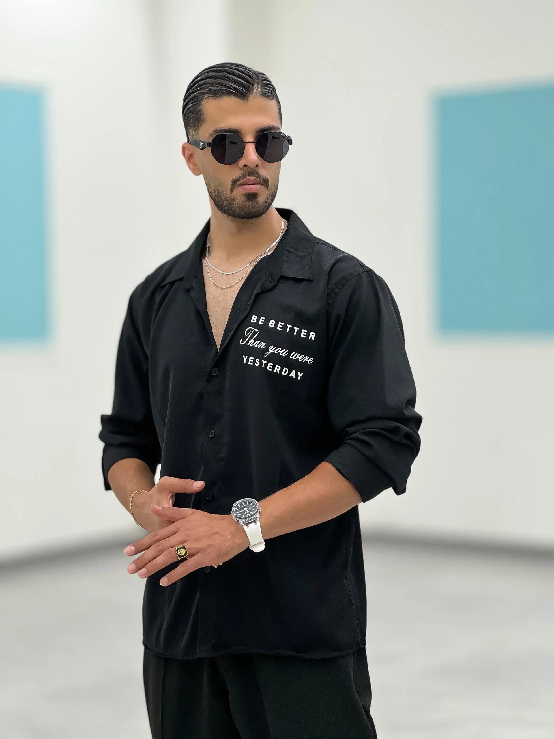 پیراهن استین بلند P00014 — تصویر ۳