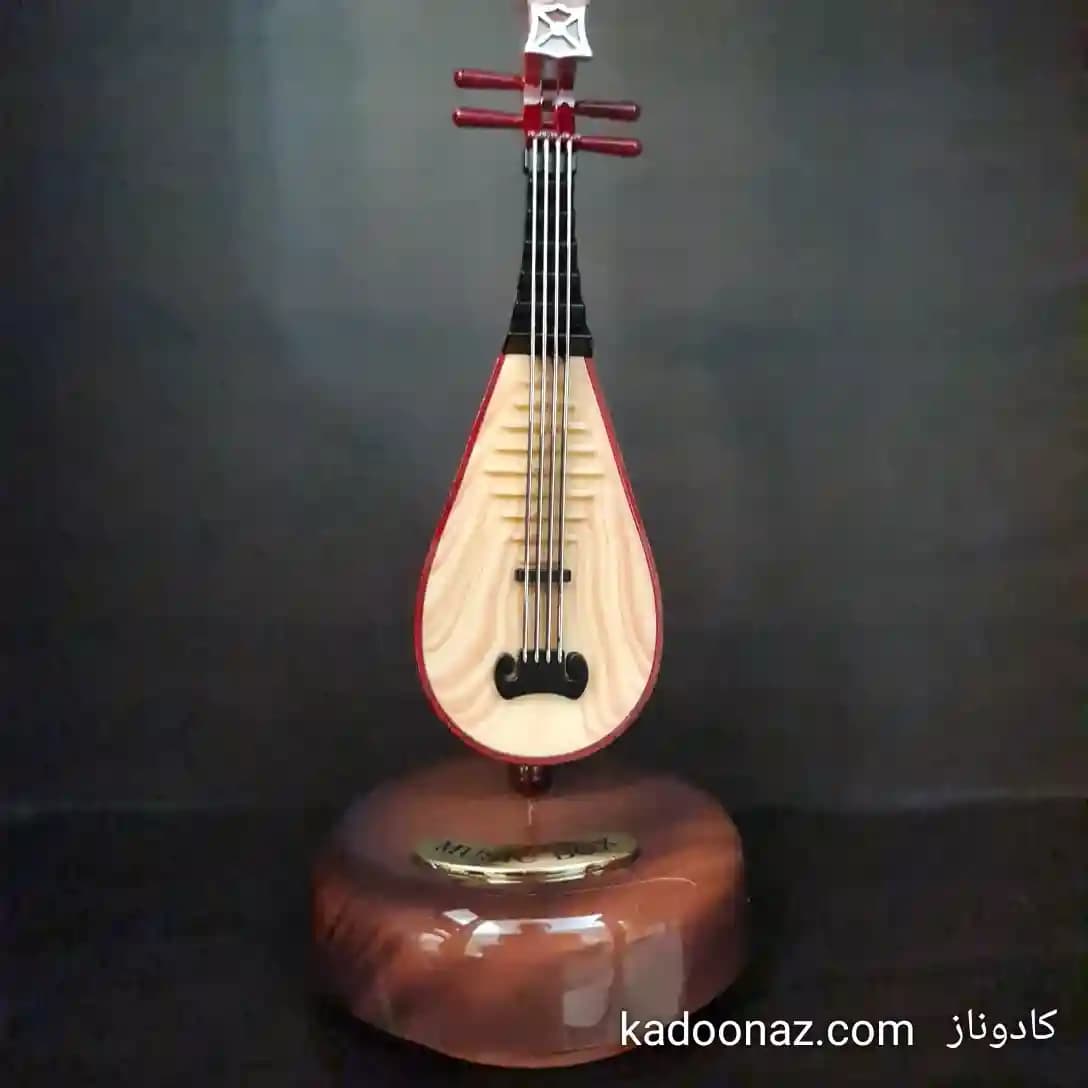 دکوری – جعبه موسیقی و موزیکال باکس کوکی چرخان ساز عود
