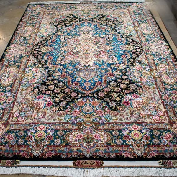 فرش دستباف سالاری تک 6 متری رج 60 کد 1100322