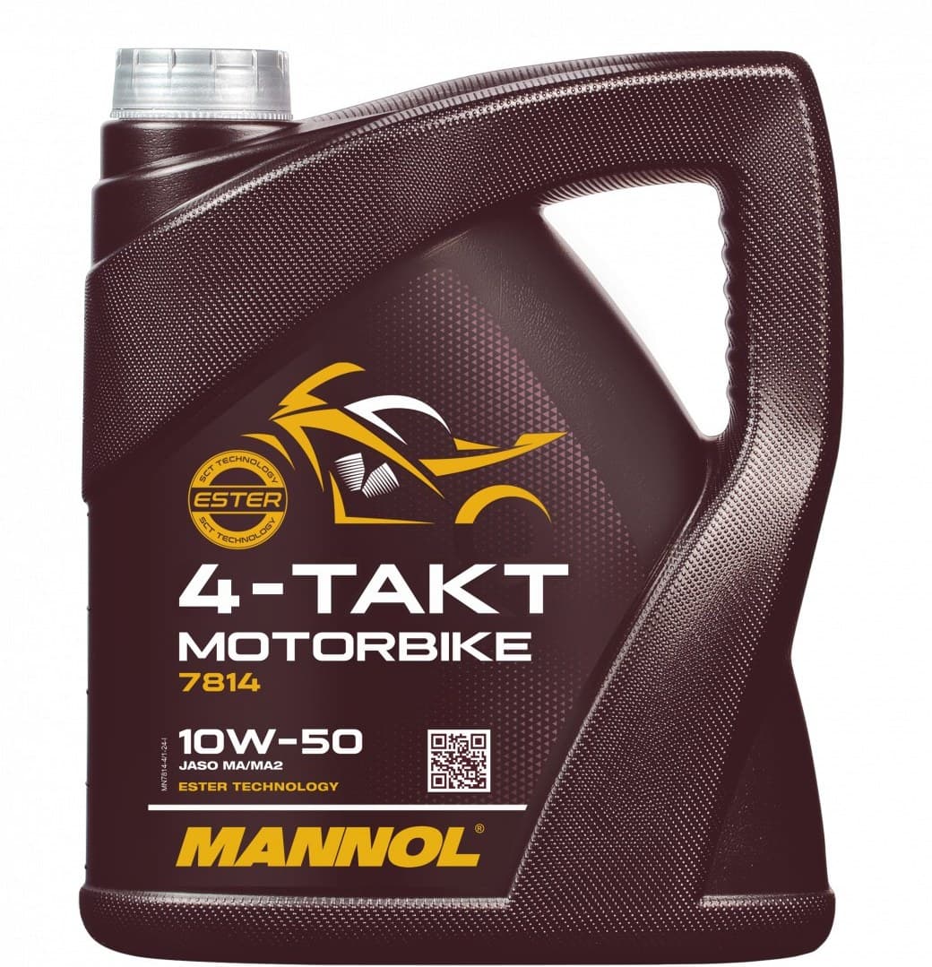 روغن موتور سیکلت 10W50مانول MANNOL 4- Takt Motorbike
