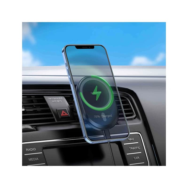 پایه نگهدارنده گوشی موبایل بروفون مدل BH201 WIRELESS 15W — تصویر ۸