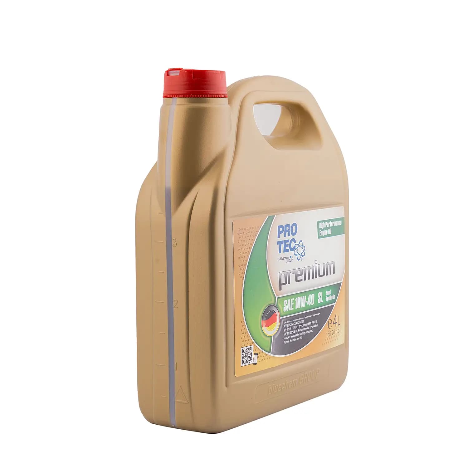روغن موتور پروتک 10W40 SL حجم 4 لیتر — تصویر ۴
