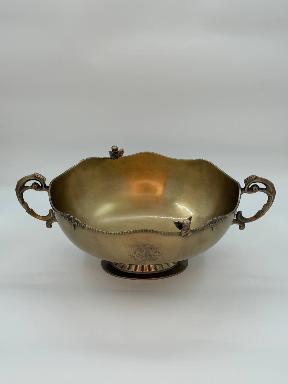آجیل خوری بیضی لبه دالبری فرشته کد 23352 — تصویر ۲