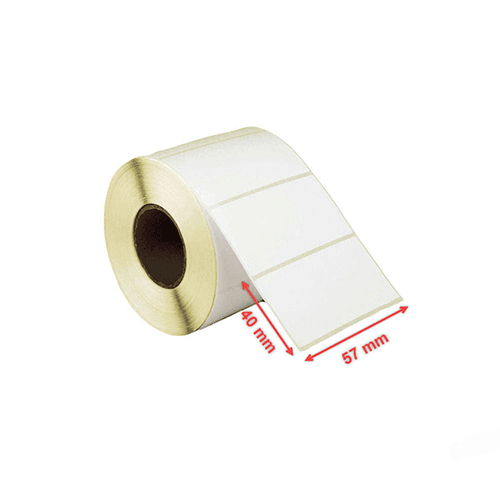 لیبل حرارتی تک ردیفه 57*40 رول 750 عددی