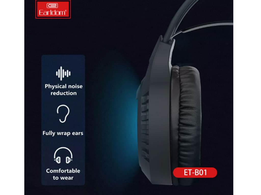 هدست سیمی گیمینگ ارلدام ET-B01 — تصویر ۶